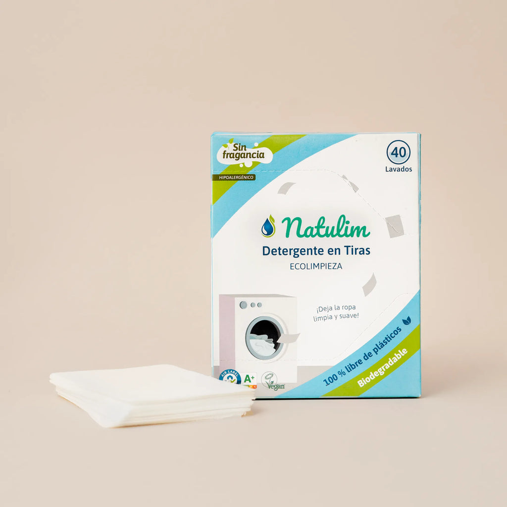 Eco-Tiras de Detergente Natulim
